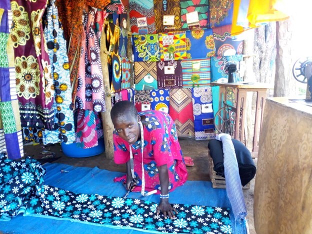 Stitching together a livelihood in a refugee settlement